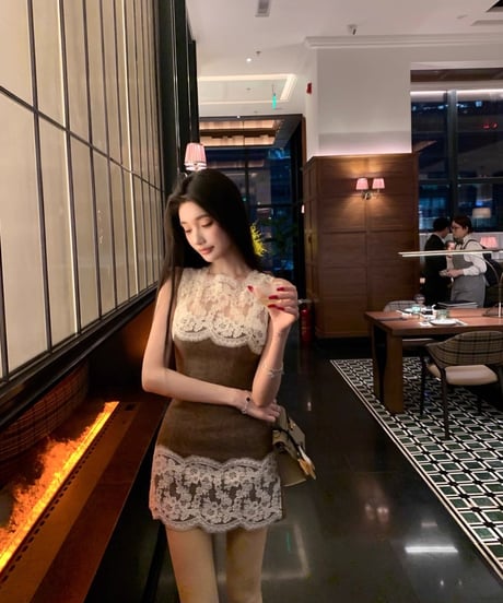 Lace Patch Dress
