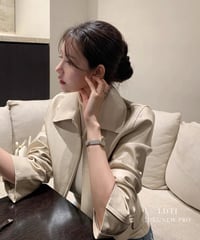 Short PU Leather Jacket