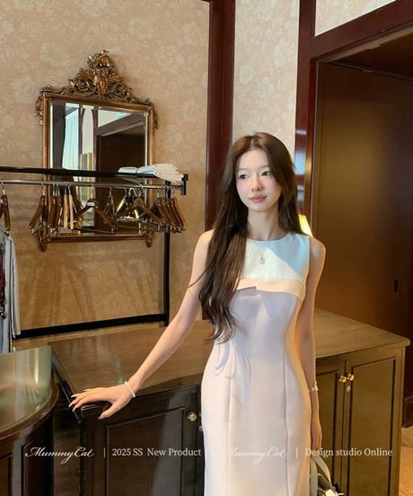 Classic Bi-color Dress