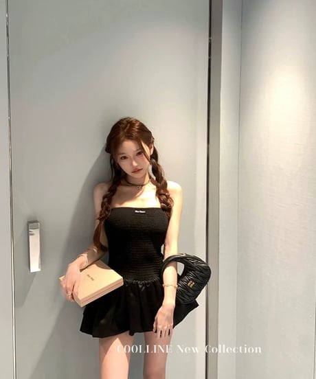 Black Strapless Dress