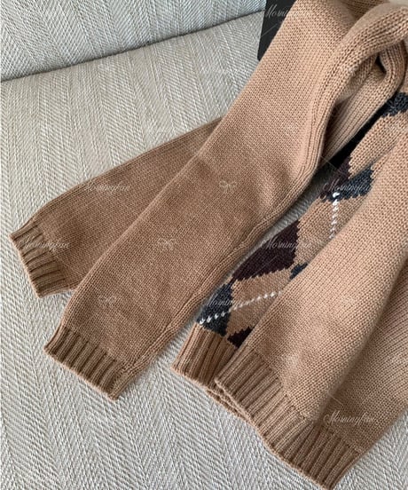 Checkered Pullover Sweater