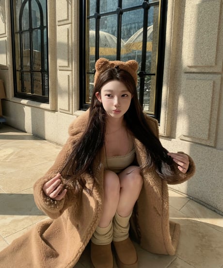 Teddy Bear Fur Coat【Brown】