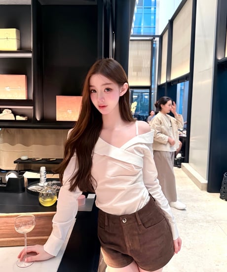 One Shoulder Strap Shirt