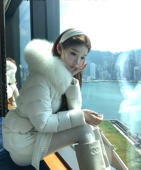 Waist Ribbon Down Jacket