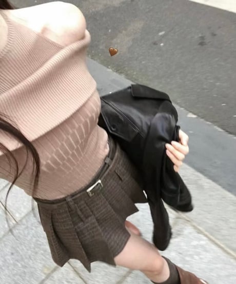 Fake 2piece Offshoulder