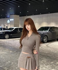 Sporty Gray Knit Setup