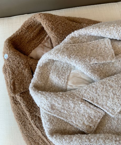 Teddy Cotton Boucle Jacket