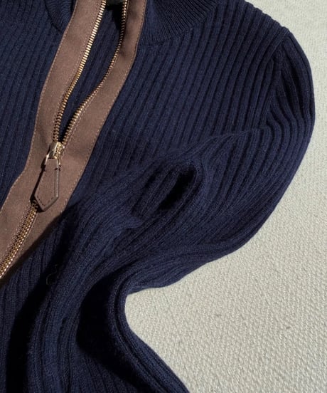 Suède Zip Knit Sweater