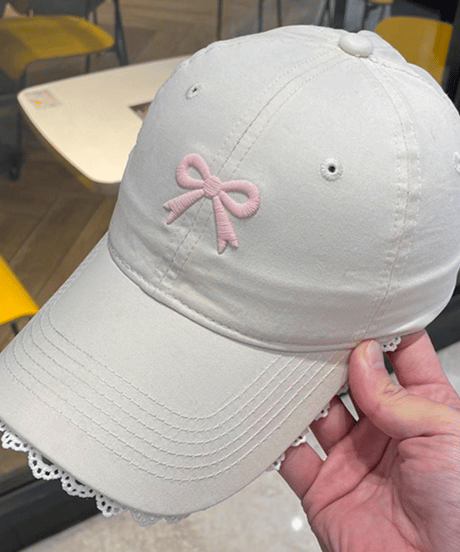 Lace Embroidery Cap