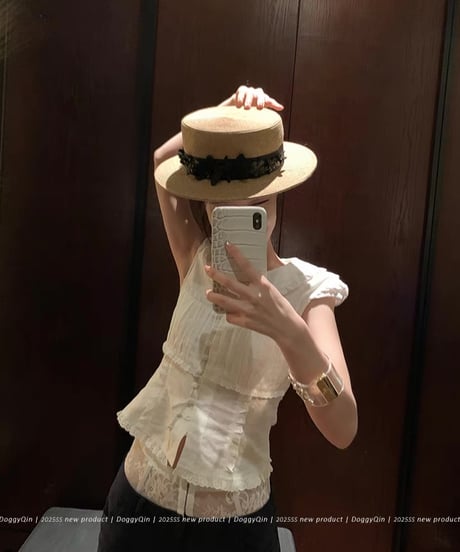High Waist Lace Chino Pants