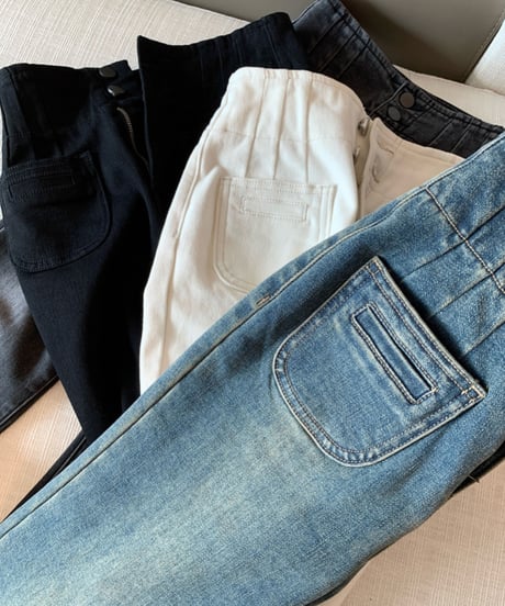 Super High Waist Flare Pants【ロング丈】
