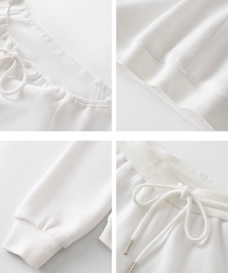 Off-shoulder Cropped Setup