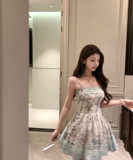 Retro Floral Print Dress