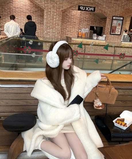Teddy Bear Fur Coat【White】