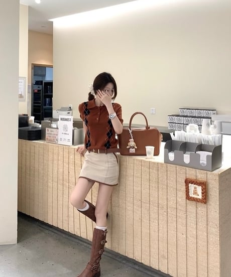 Classic Leather Skirt ＋ Belt