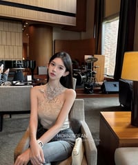 Lace Halter Neck Tops