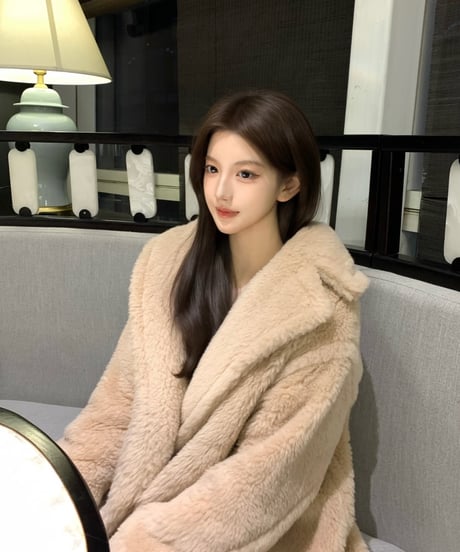 Teddy Bear Fur Coat【Beige】
