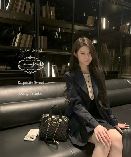 Elegant Bi-color Dress