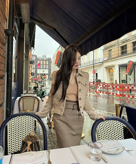 Wool Twill Short Quilted Jacket