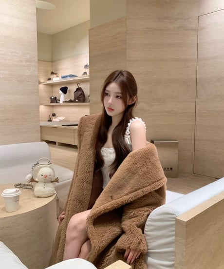 Teddy Bear Fur Coat【Brown】