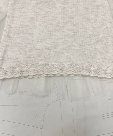 Elegant Mesh Pleate Long Skirt