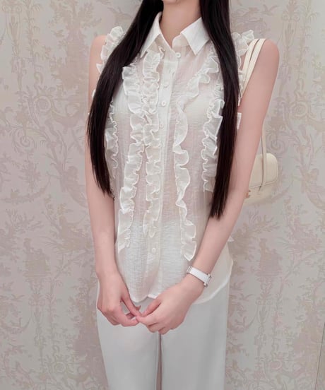 Elegant Frill Shirt