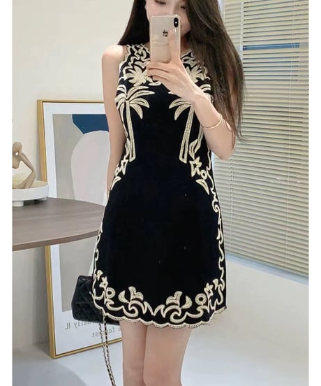 Luxury Embroidery Dress OP