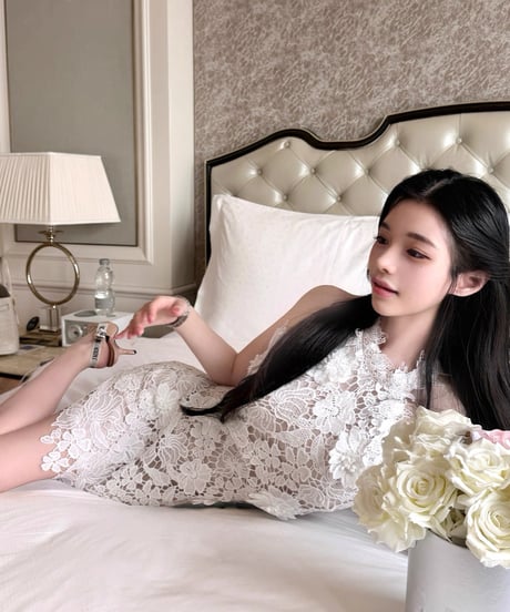 Three Dimensional Floral Dress