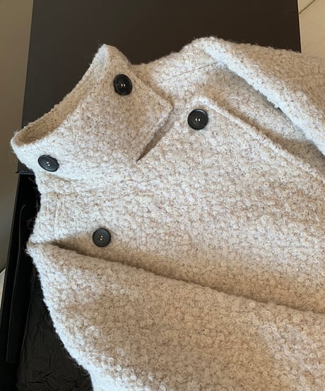 Teddy Cotton Boucle Jacket