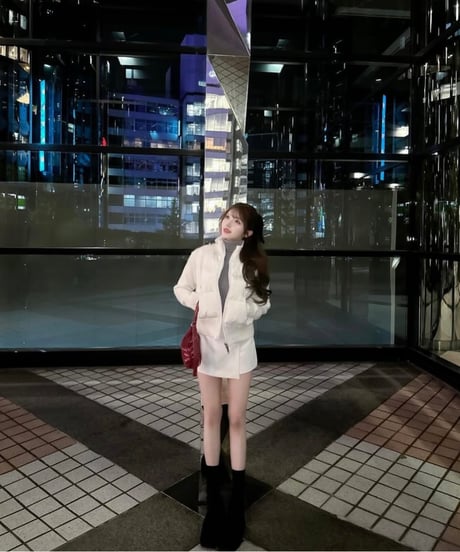 White Knit Down Jaket【※在庫あり5日以内配送】