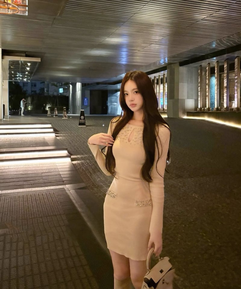 ワンピース glance tokyo bijou dress jaket&op Bijou Knit OP | glancetokyo