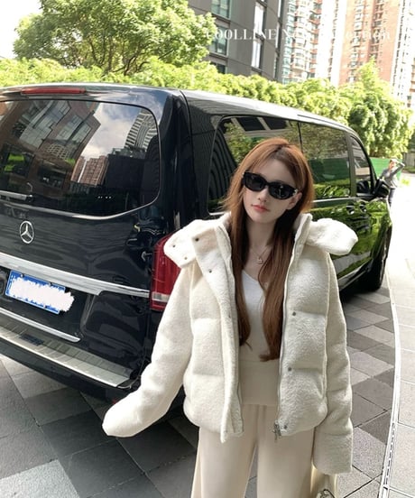 Teddy Bear Suede Down Jacket