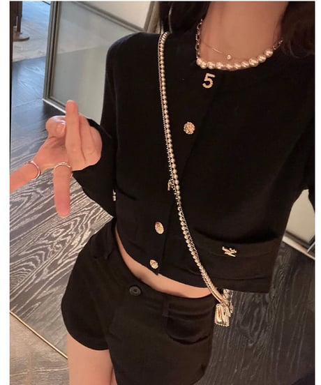 Vintage Round Neck Cardigan