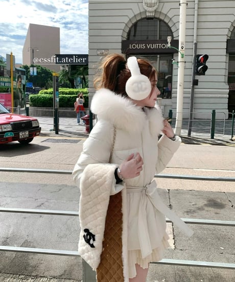Waist Ribbon Down Jacket