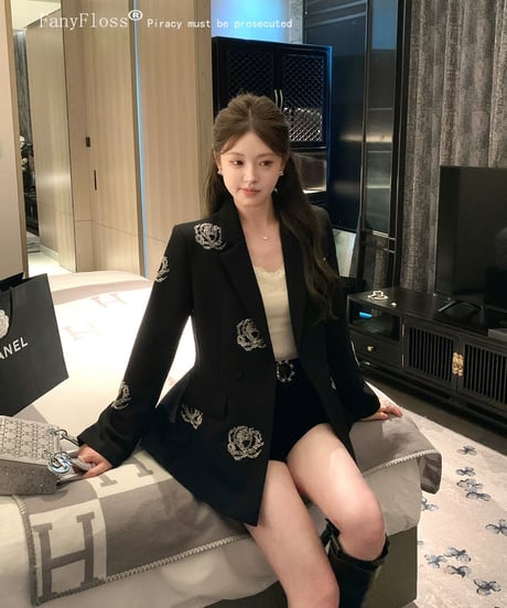 Rhinestone Tailored Jacket