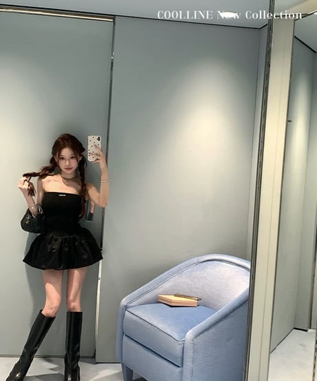 Black Strapless Dress