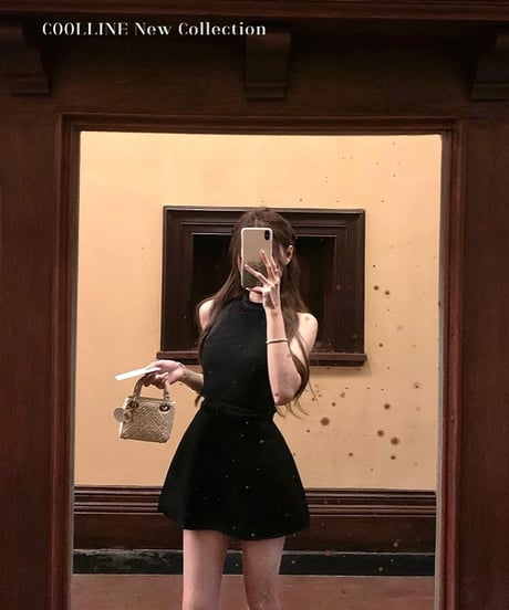 Belted Jacquard Dress