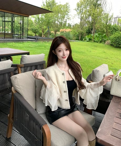 Chiffon Switch Jacket