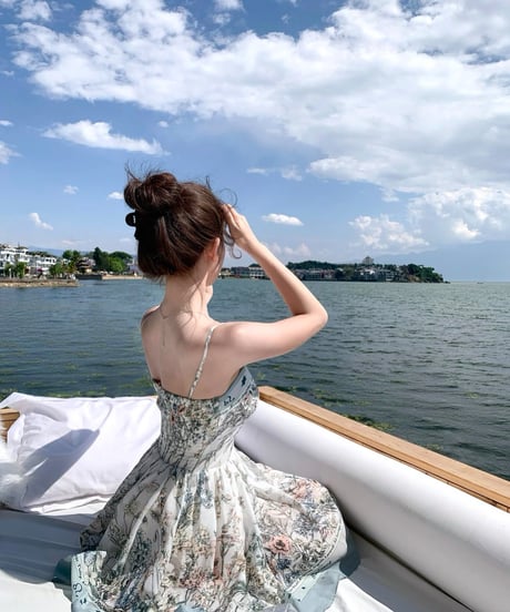 Retro Floral Print Dress