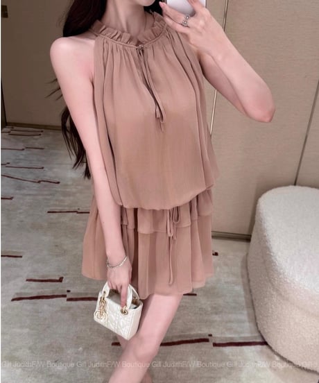 Elegant Frill Dress
