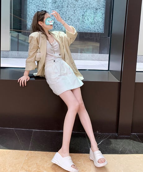 Rubber platform Sandals