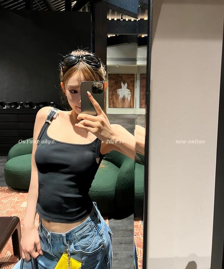 Metal Buckle Shoulder Strap Vest