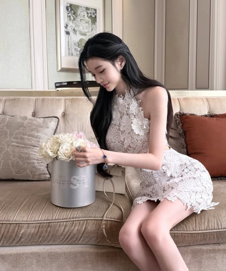 Three Dimensional Floral Dress