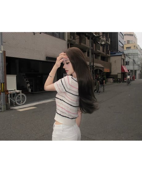 Striped Knit S/S
