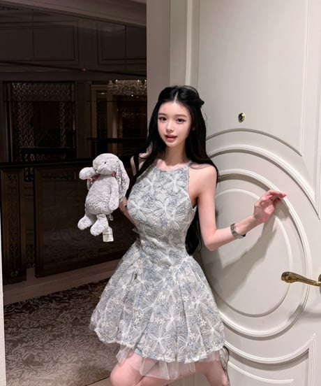 Floral Embroidery Dress