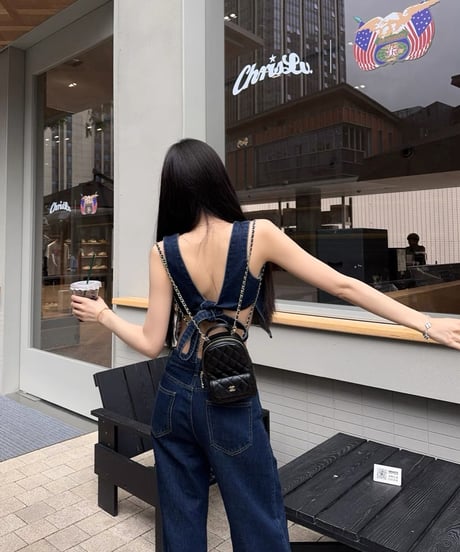 Backless Denim Setup