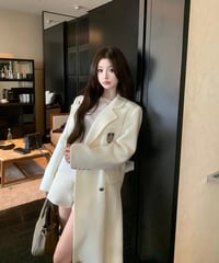 Wappen Wool Long Coat Jacket