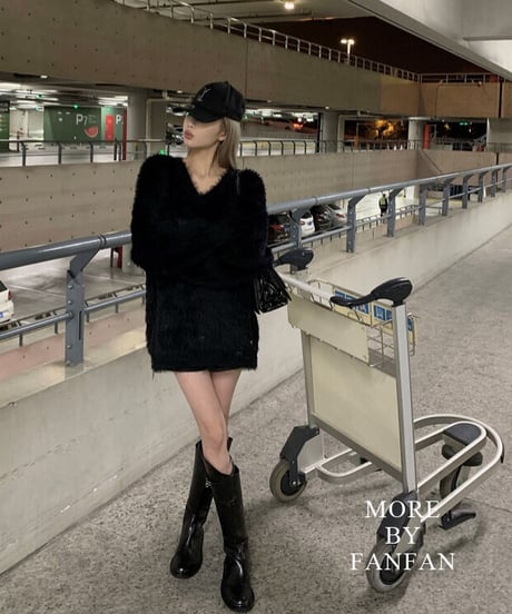 【在庫あり3-5日配送】Strap Long Loose Boots