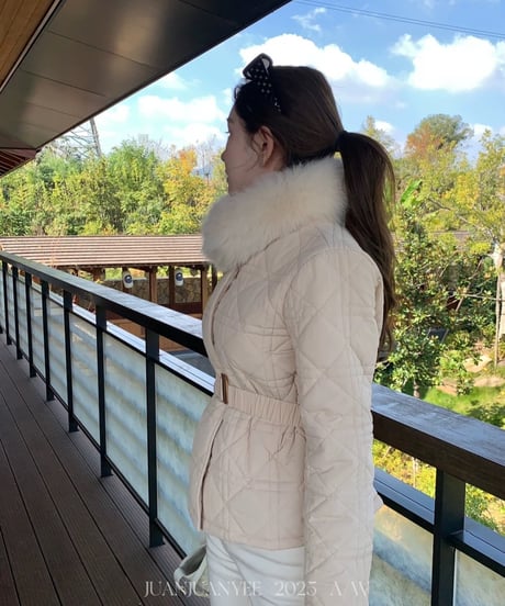 Belt Quilted Jacket