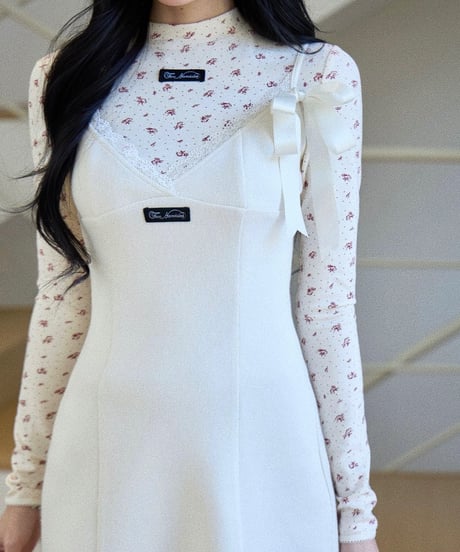 Girly Strap Dress & Long Sleeve